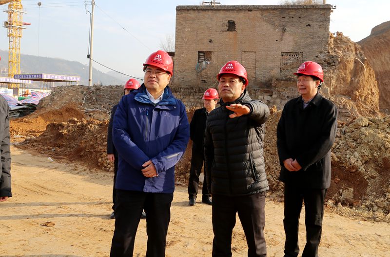 史小林调研重点项目建设情况