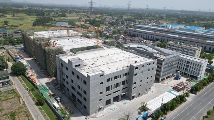 中国十七冶集团博望双园项目建设 预制构件赋能 工序协同加速 孵化基地管理赋能高质量发展